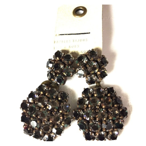 Anthropologie Alba Bijoux Smoky Face Earrings - Picture 2 of 7